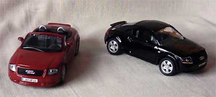 Der Audi TT in beiden Modellvarianten - Audi TT Cabriolet; Audi TT Coupe